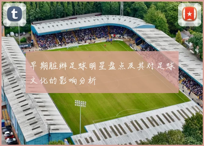 早期脏辫足球明星盘点及其对足球文化的影响分析